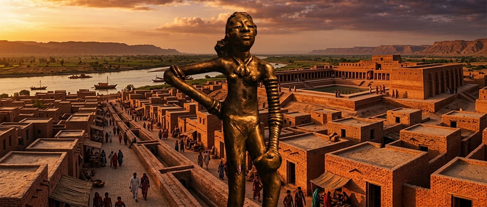 Dancing-Girl-with-the-indus-valley-civilization