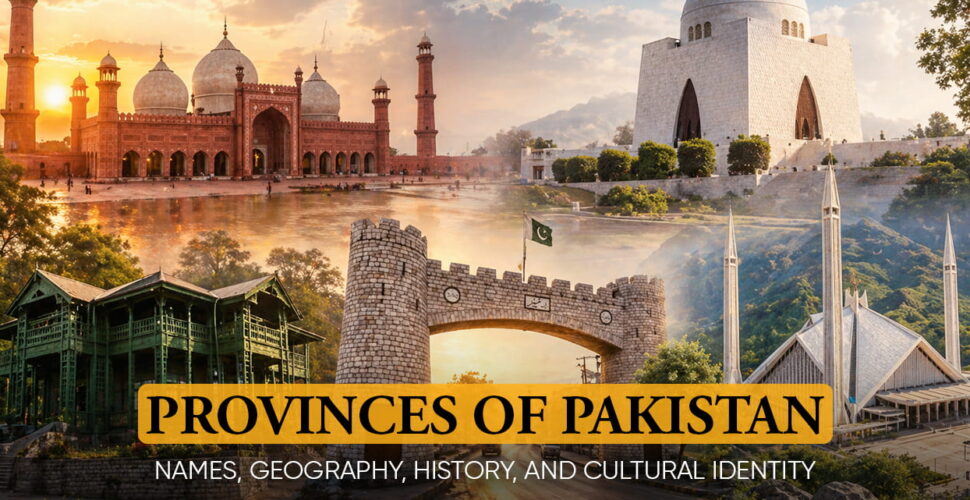 Provinces of Pakistan: Names, Geography, History, and Cultural Identity