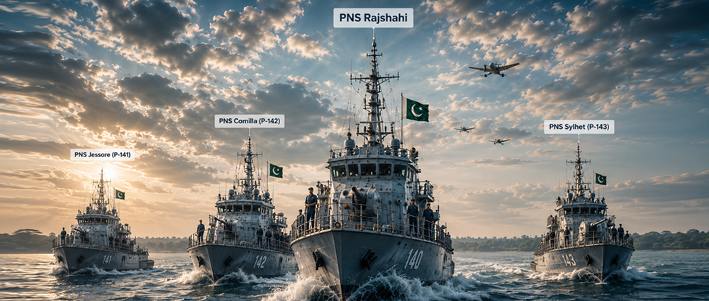 PNS Rajshahi and her Sister Ships